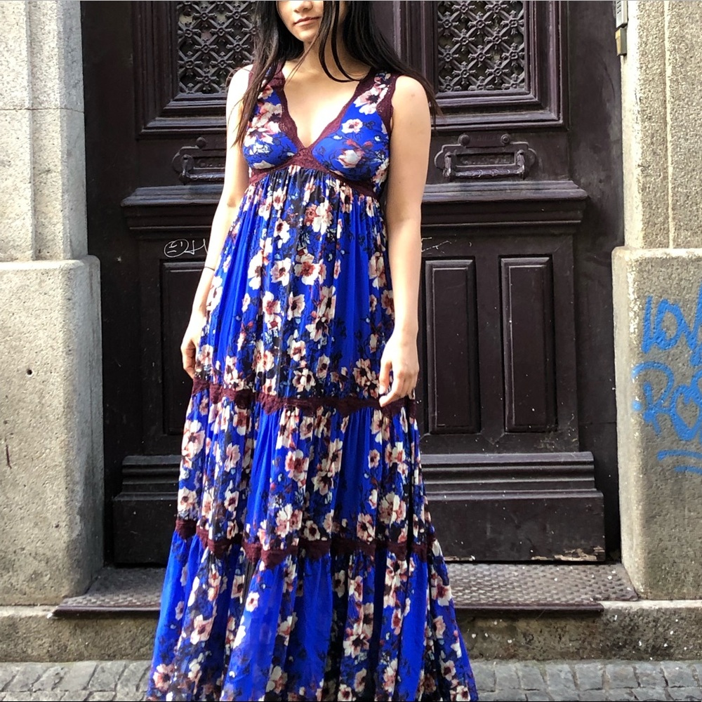 Jean Paul Gaultier Soleil Fuzzi Maxi Dress
